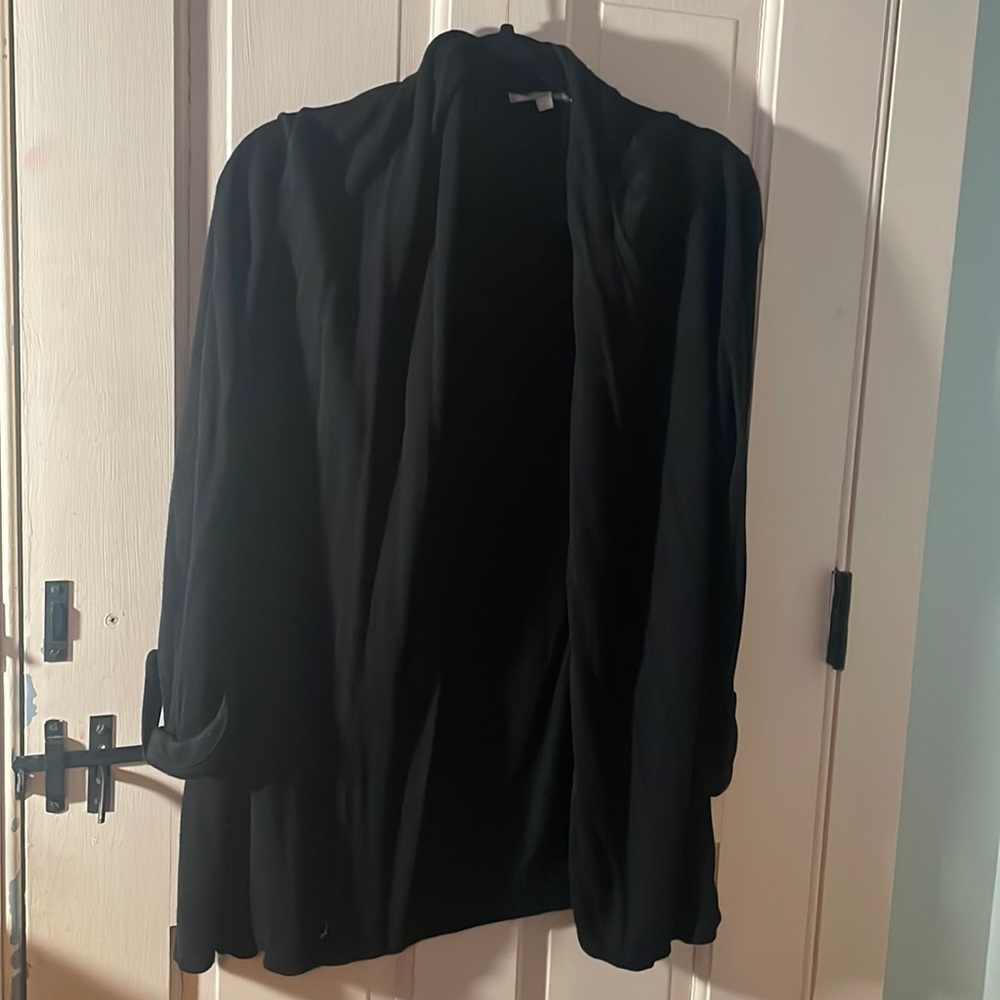 Joan Vass Studio Black Cardigan
